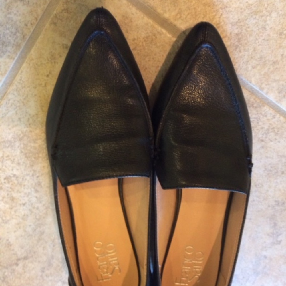 Franco Sarto Flats Black Leather